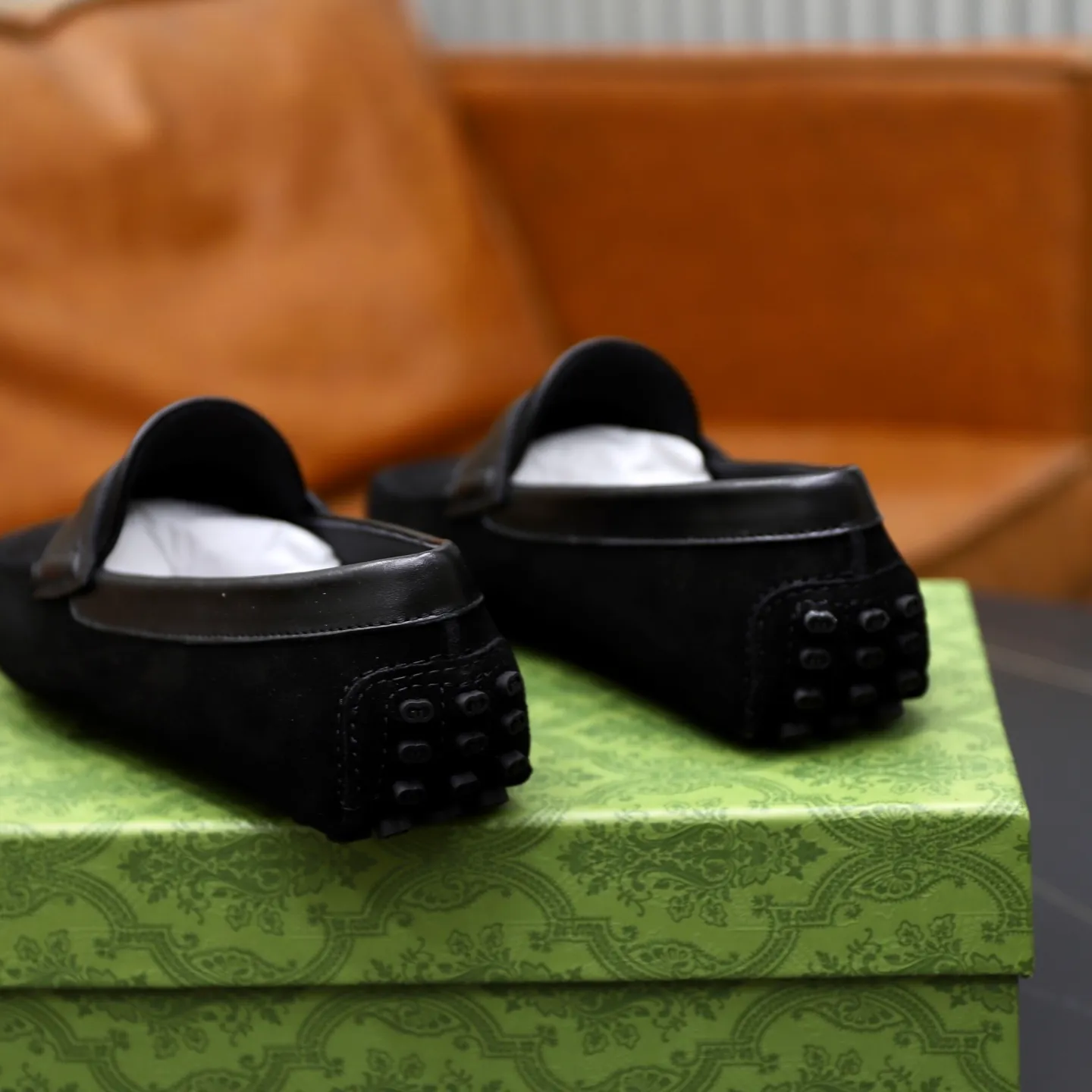 Ex-factory price: 480💰【GUCCI】Gucci ⚠️High-end men’s driving and pedal series ⚠️38-44 (customized for 45) ⚠️All original cowhide leather! Thick and soft! Made entirely of calfskin lining! Rubber sheet anti-slip beanie sole! Three-dimensional package technology! Fashionable and classic! Handicrafts! Original high quality! Feel free to compare!